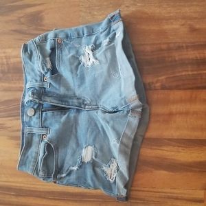 Denim shorts